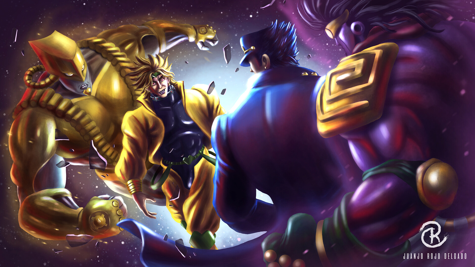 Artstation Jojo S Bizarre Adventure Stardust Crusaders Juanjo Rojo Delgado