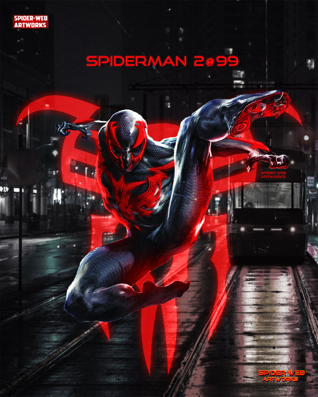 Spider Web Artworks - Spiderman 2099