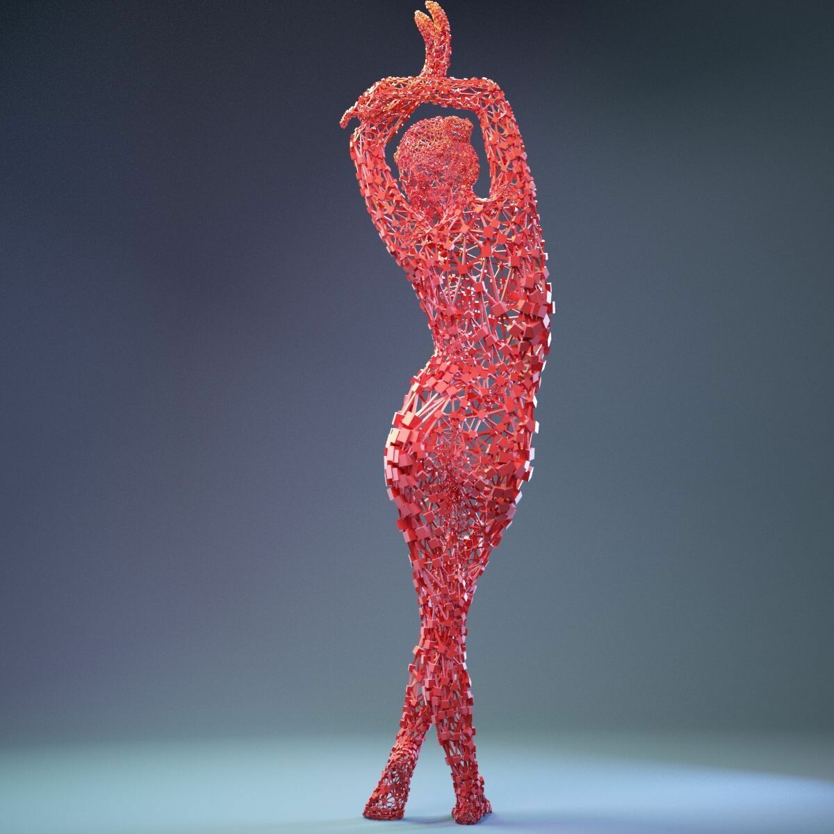 Artstation Dovile S Cubies Polygonal Miniatures