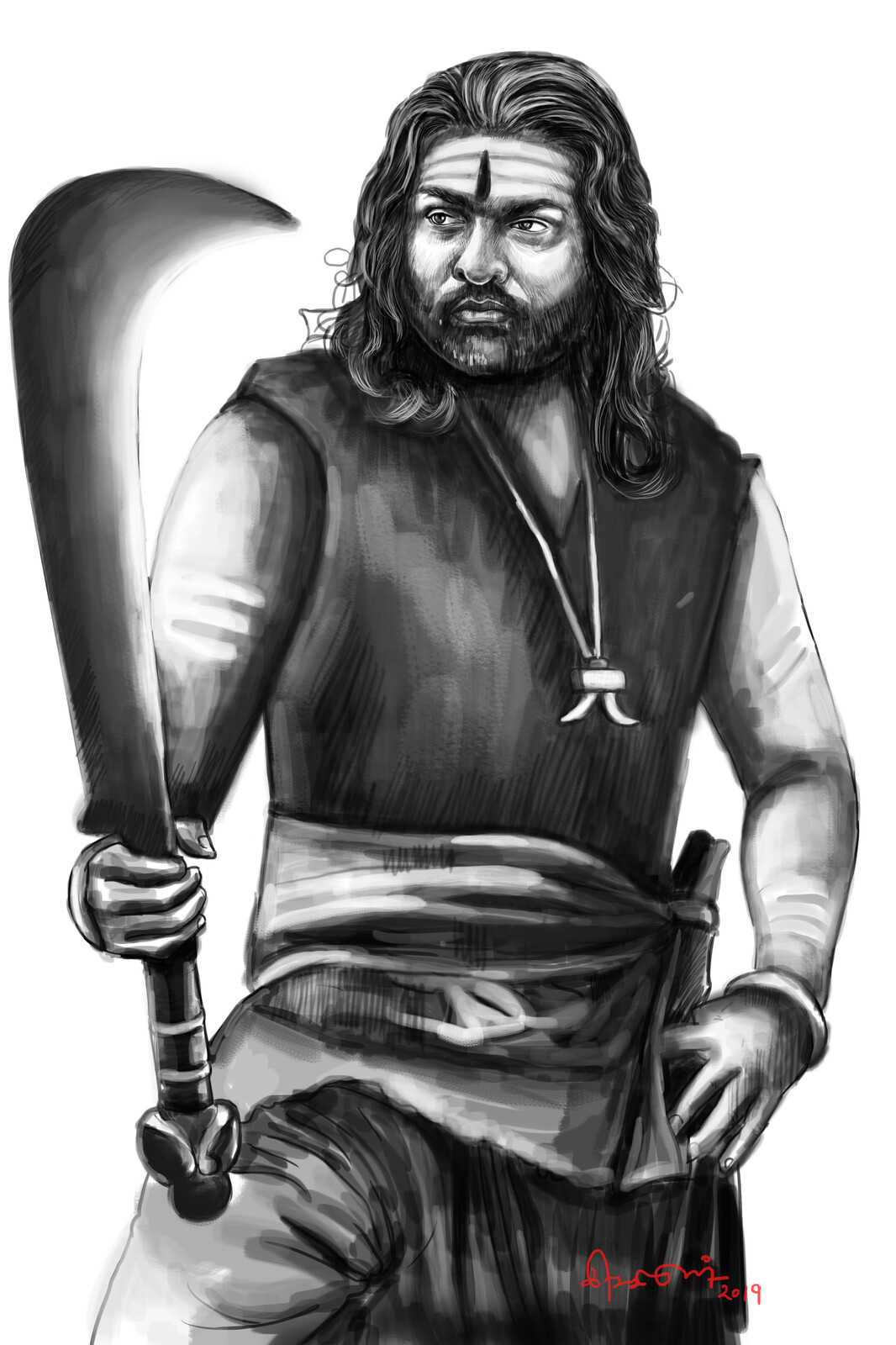 Artstation Digital Art Vijay Sethupathi Sasikumar Artist