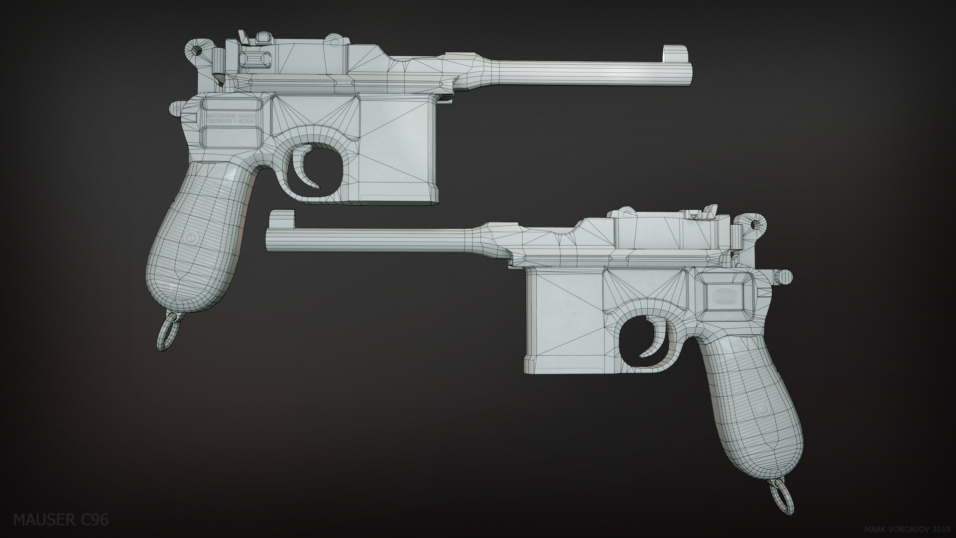 Маузер c96 чертеж