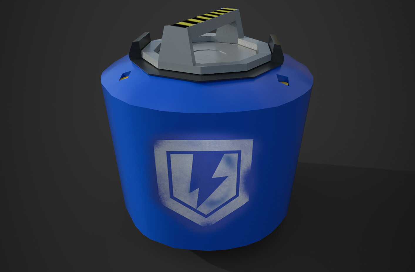 Artstation Low Poly Shield Cell Apex Legends Shivam Yadav