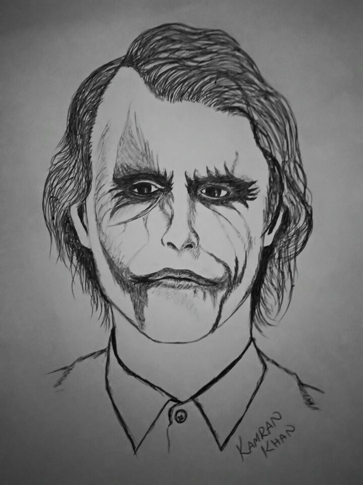 Kamran Khan Joker Sketch And this is such a stunning photo, i wish my cat would let me take amazing pictures of her~. kamran khan joker sketch