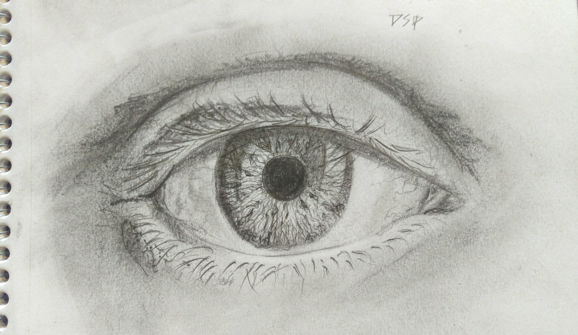 ArtStation - Eye sketch practice