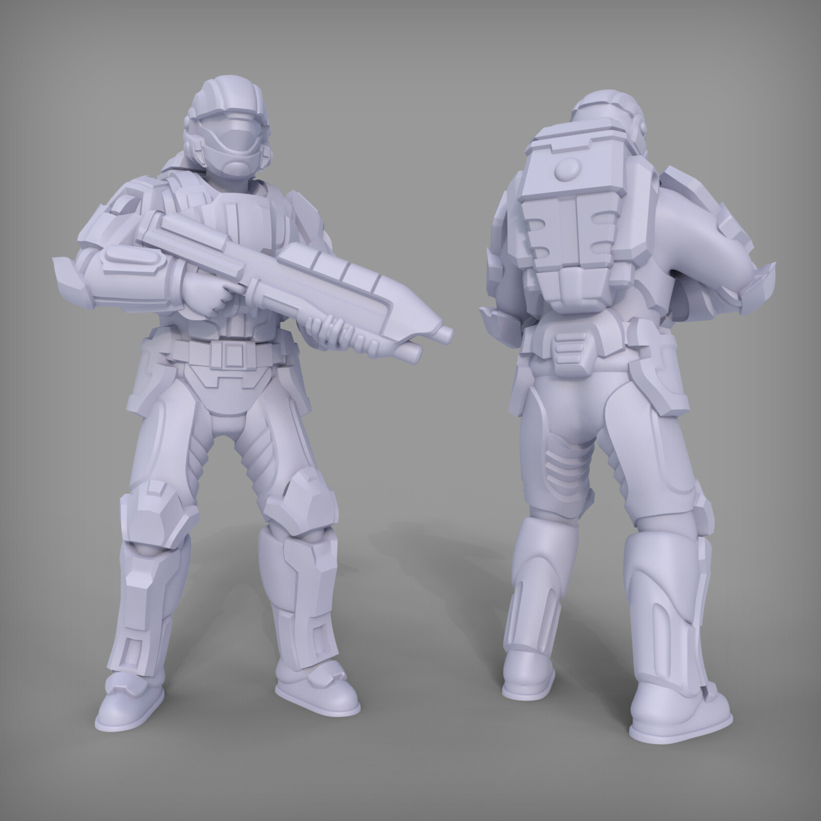 Artstation Odst Helljumpers 15mm Scale Vincent Colborn