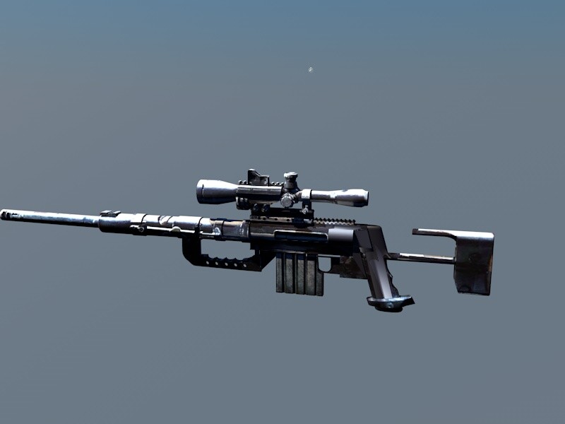 Artstation - Cheytac Sniper Gun