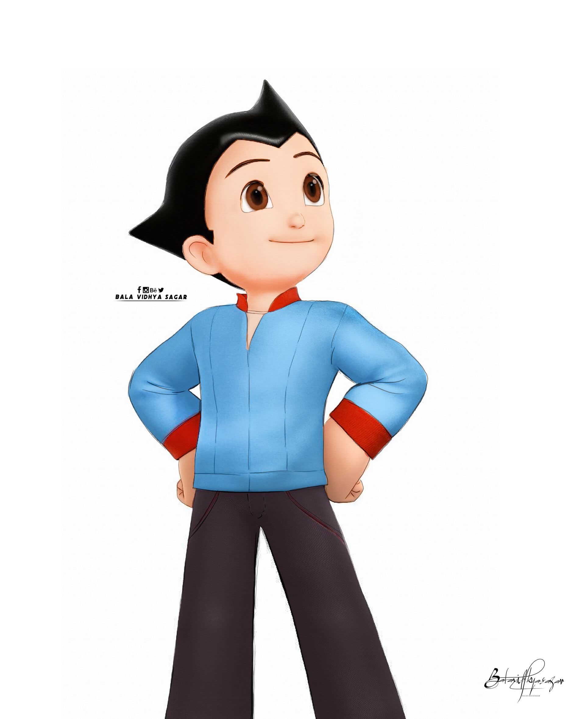 Bala Vidhya Sagar - Astro Boy | DIgital ART