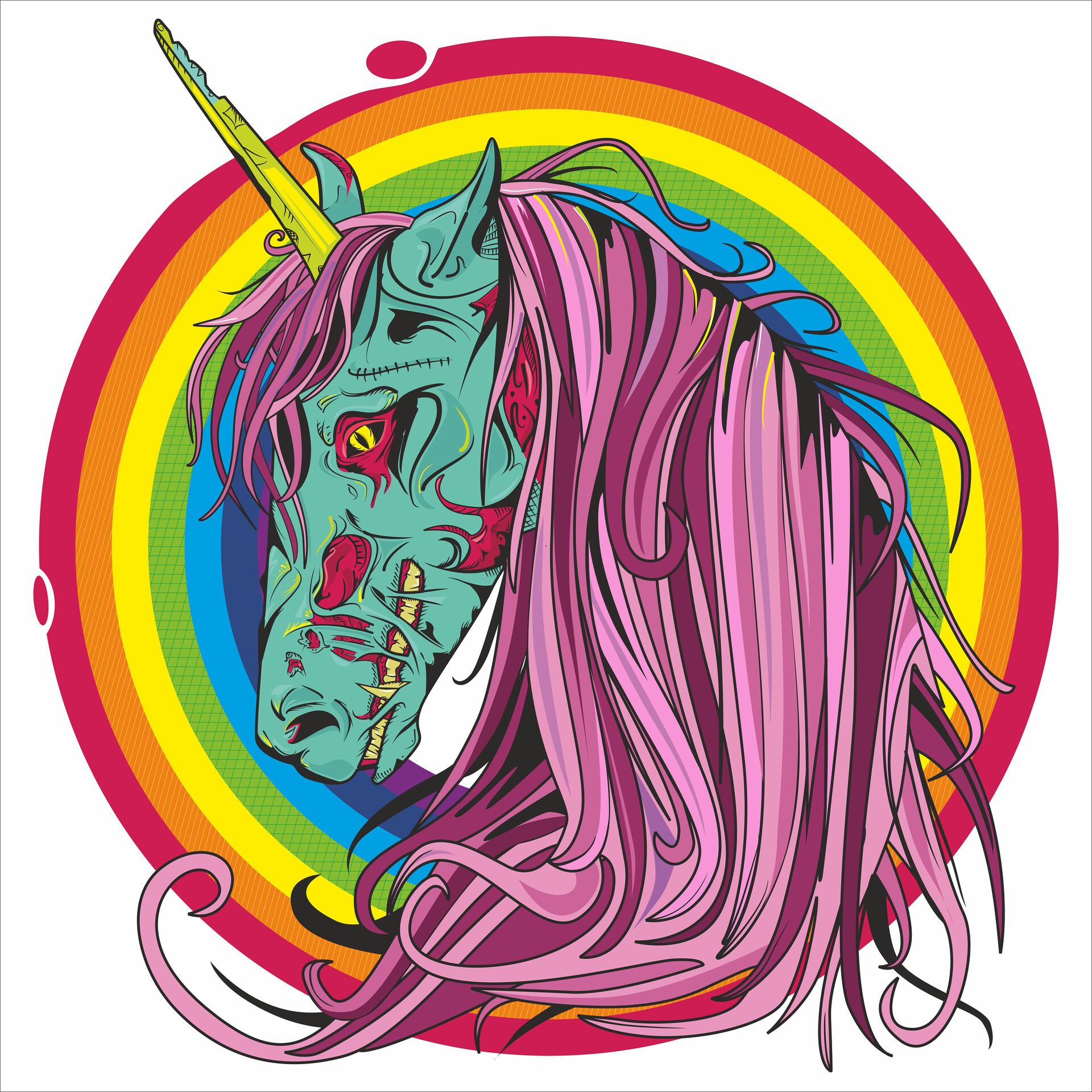Zombie Unicorn Hot