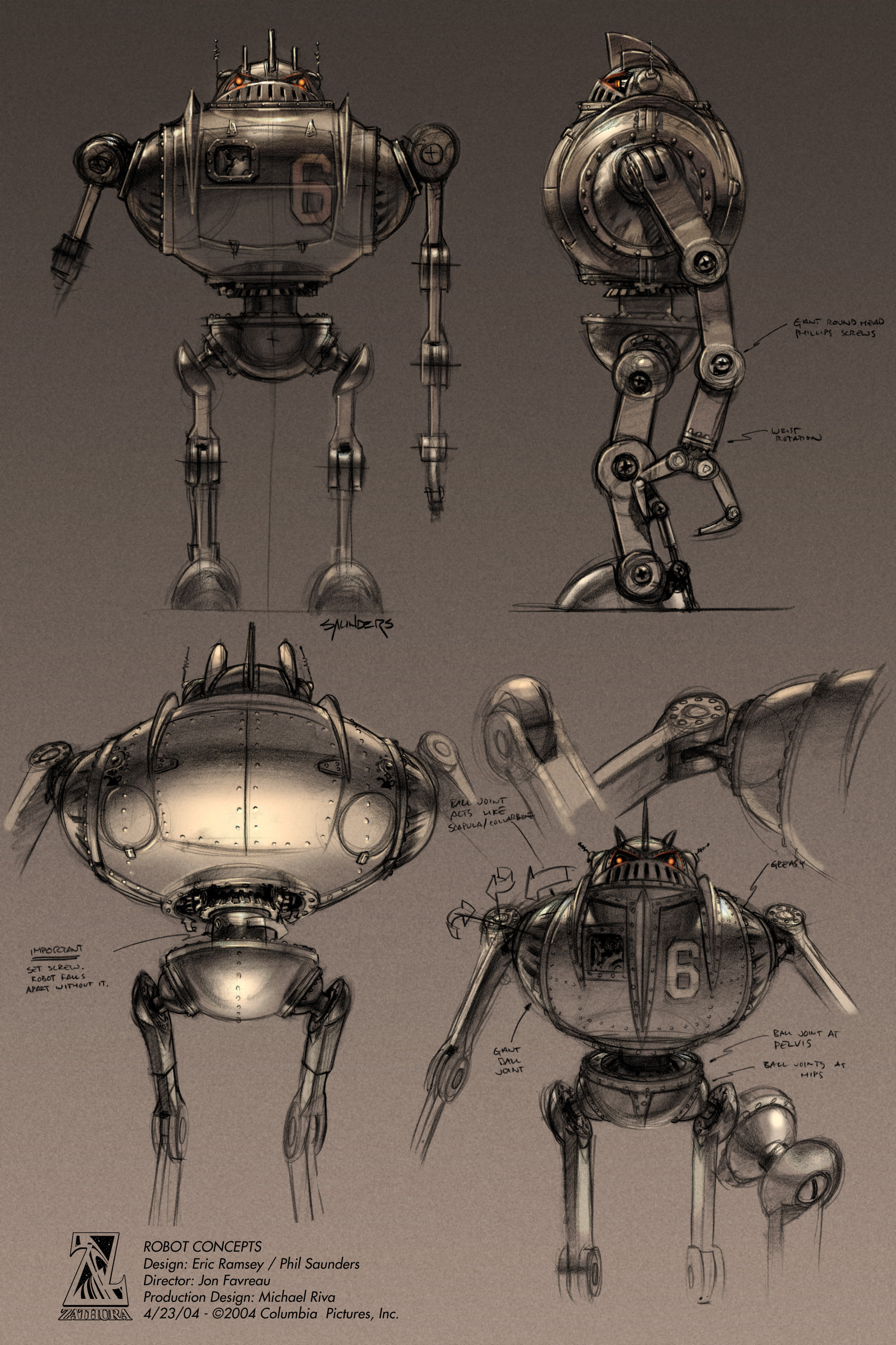 Concept and detail sketches. 