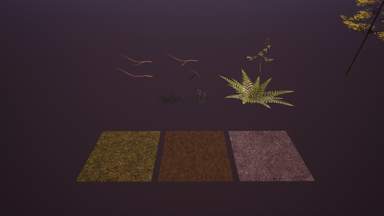 Small assets and ground textures