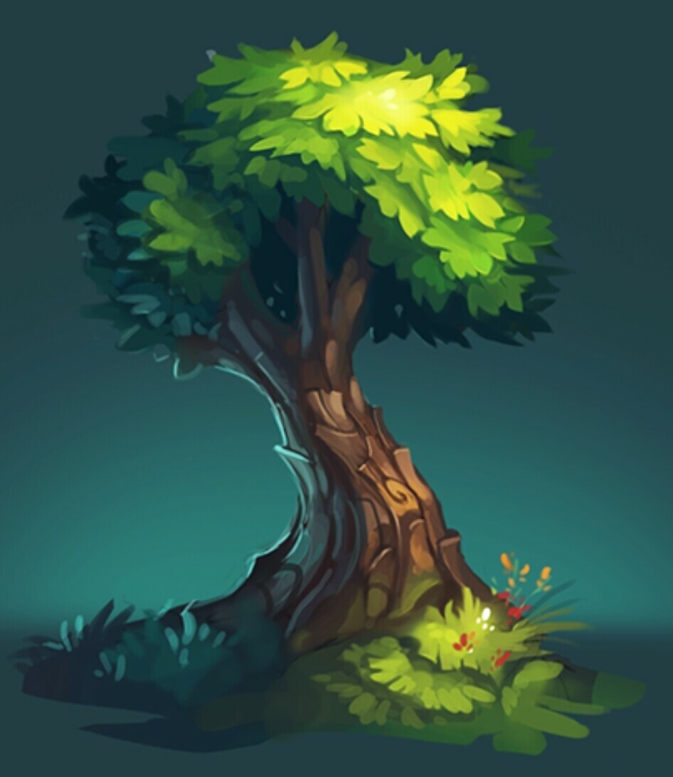 Artstation Tree Mahua Ghosh