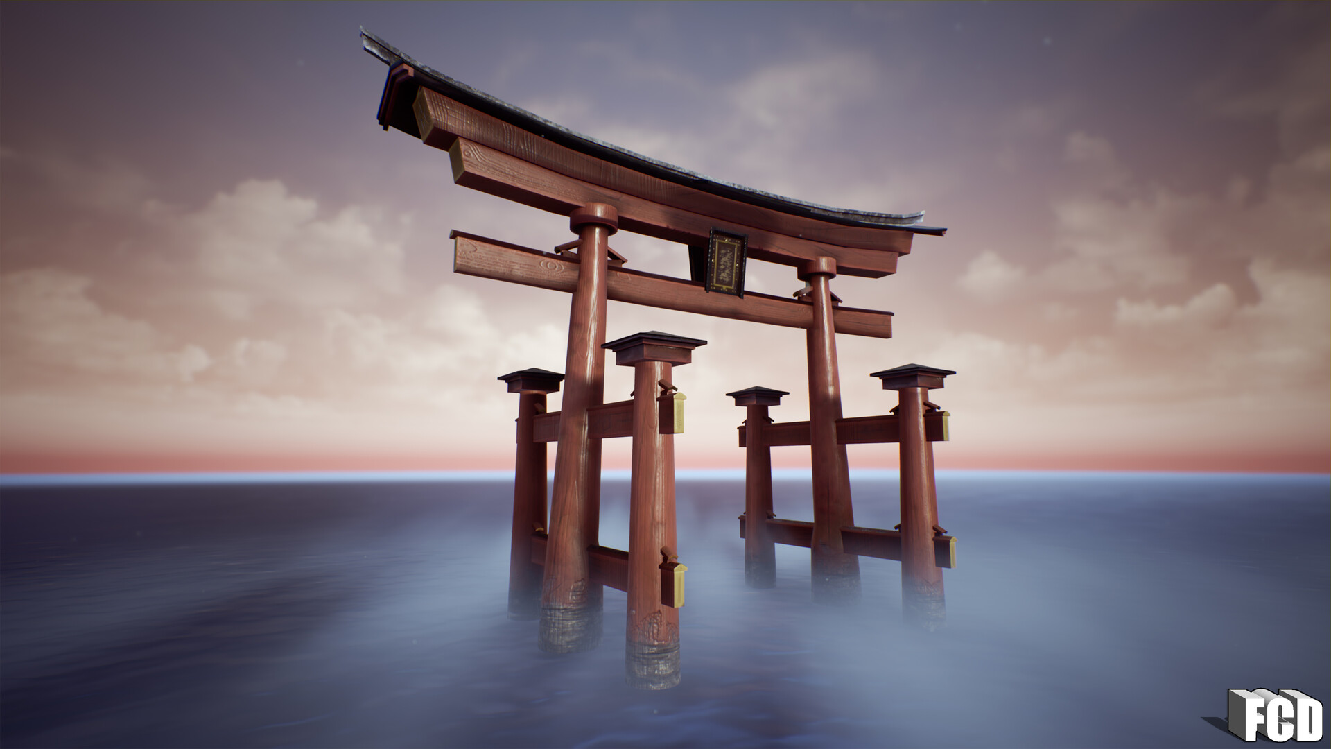 Artstation Torii Gate Filippo Casa