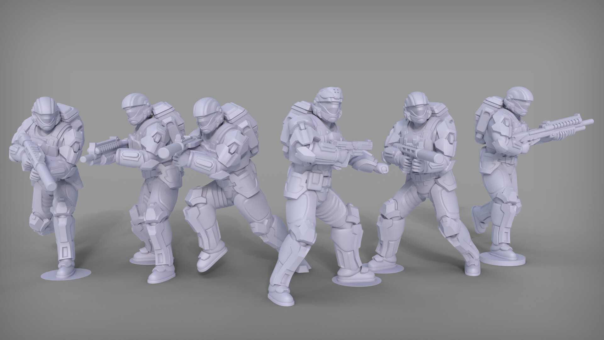 Artstation Odst Bullfrogs 15mm Scale Vincent Colborn