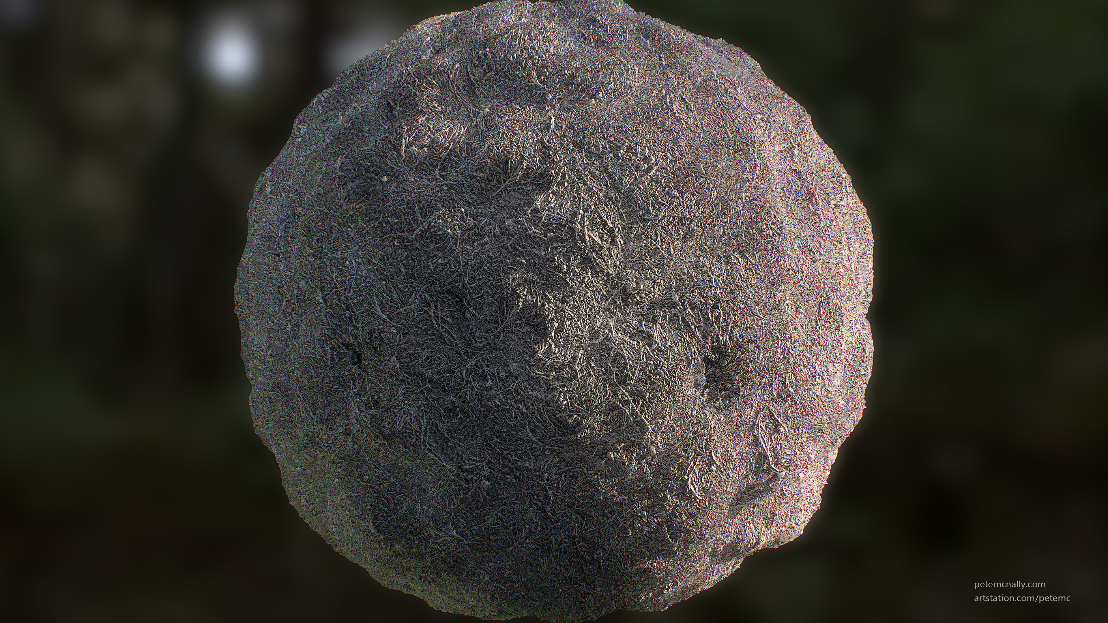 Mat sphere (no albedo)