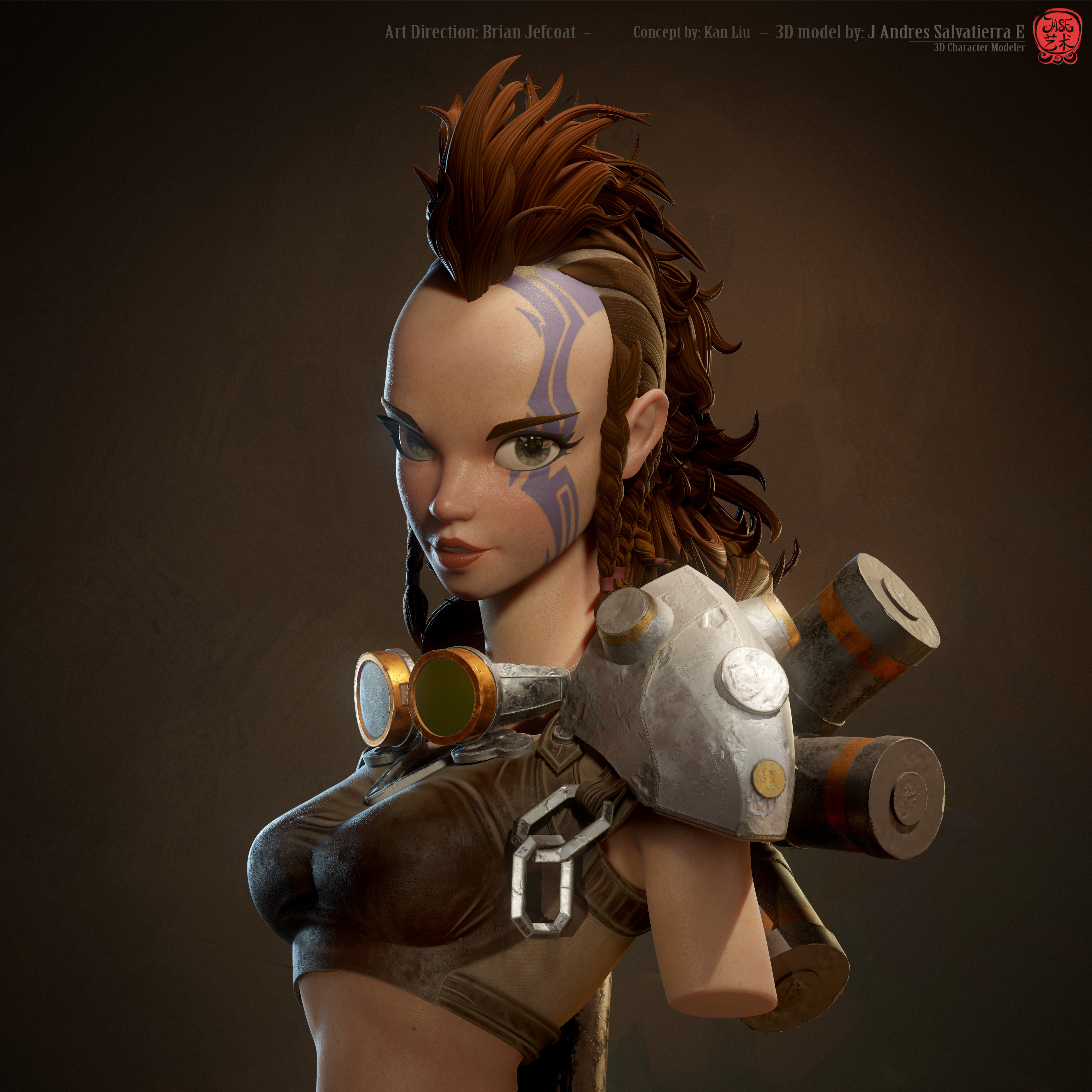 Artstation Lucia Bust Sculpt Creating Appealing Heads