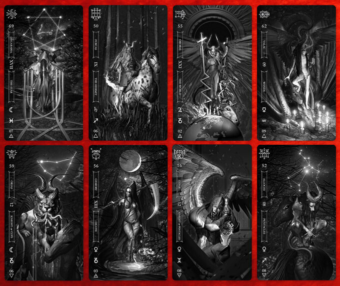 Ars Goetia Tarot Deck Standard 1st Edition and Guidebook