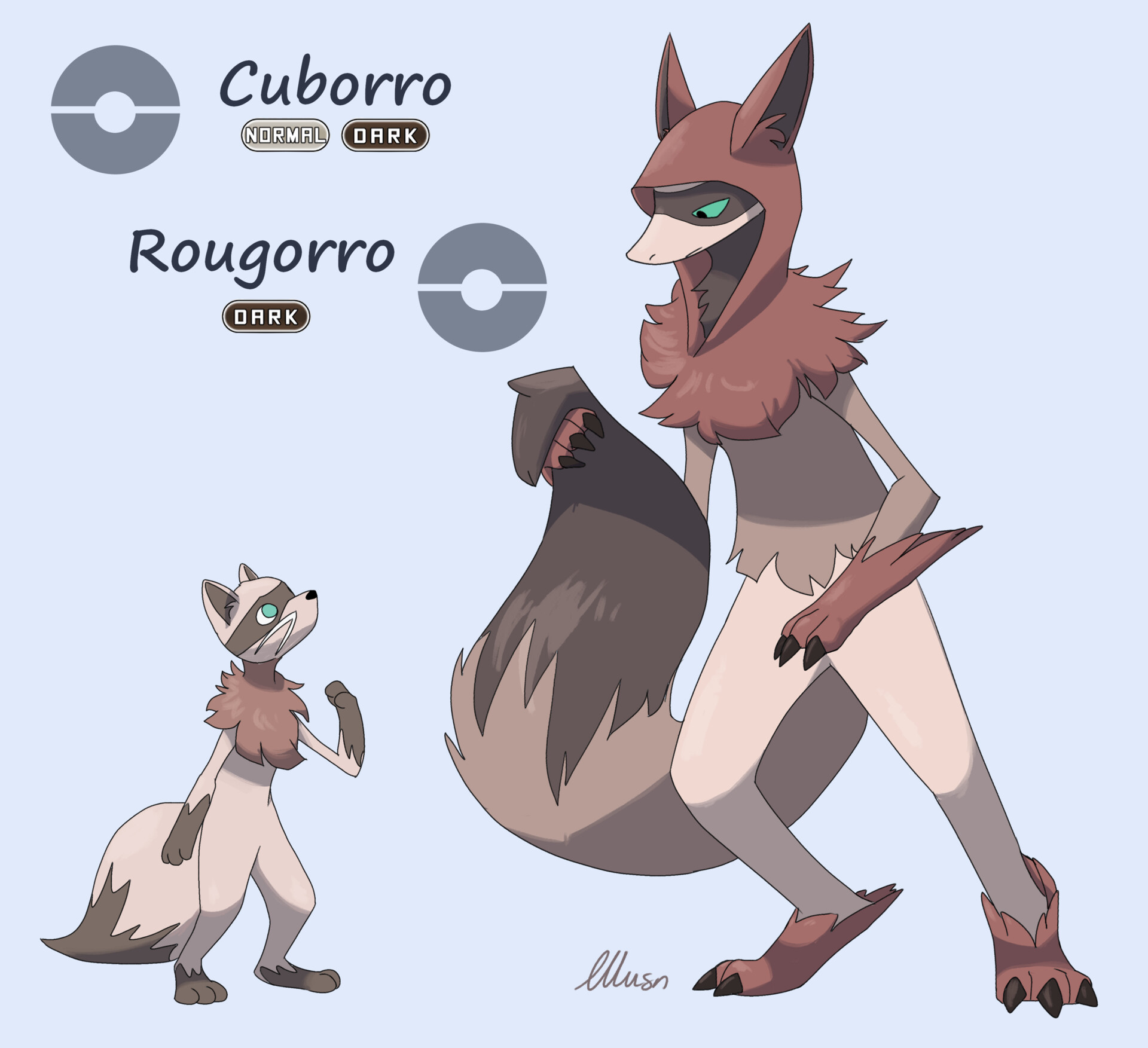 wallpapers Dark Fox Fakemon laurence illusn james fakemon designs