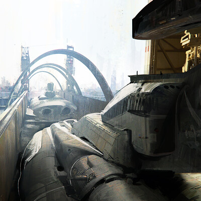 Jonathan berube jonathan berube concept art experiement ship