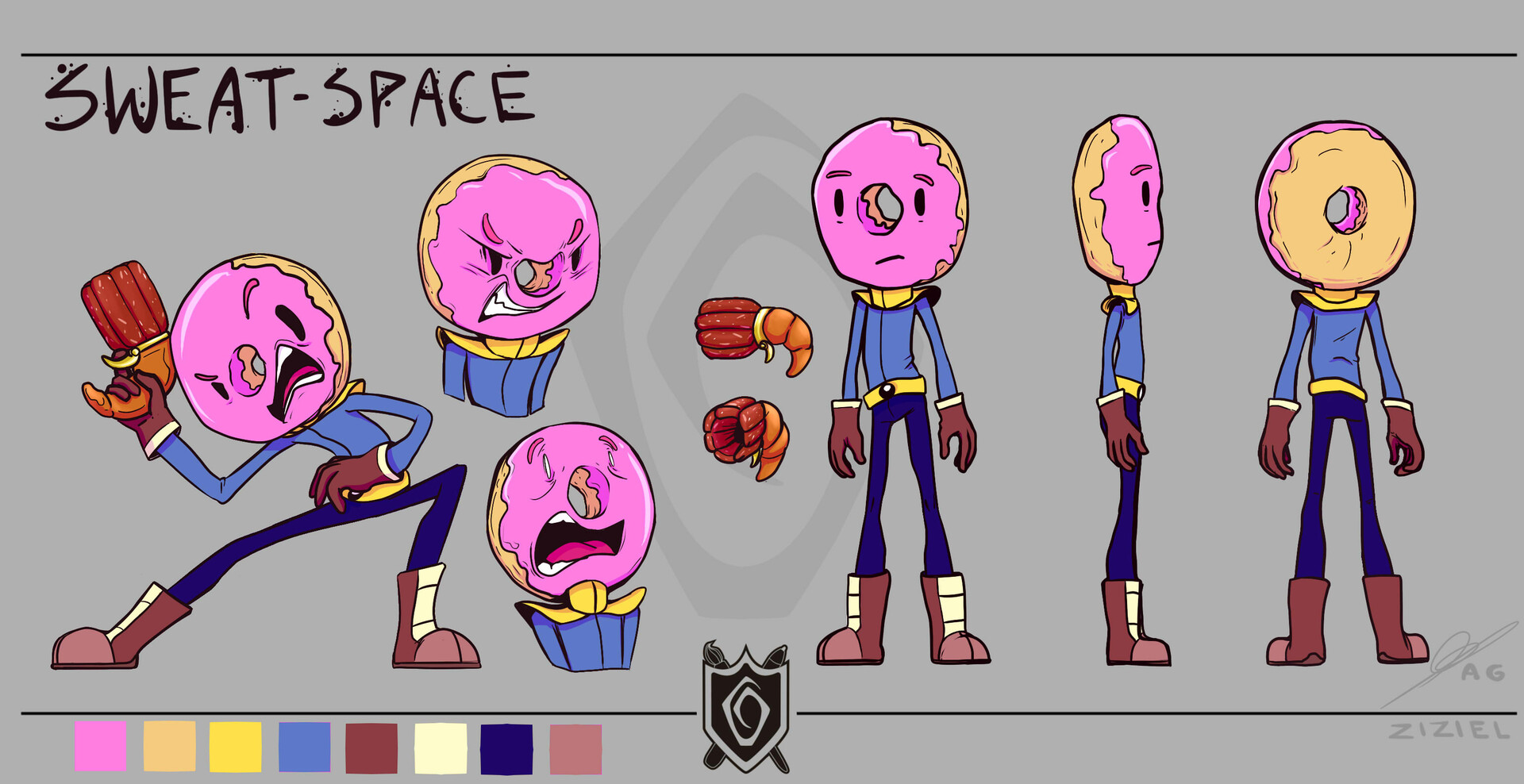 Sweat space top
