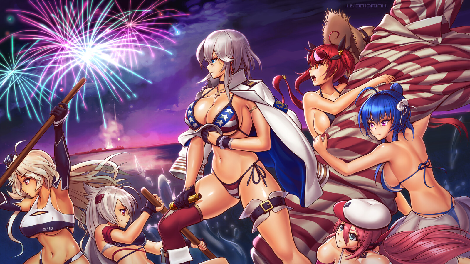 Azur Lane Independence Fanart Artstation Eagle Union Crossing Azur Lane Nick Savino artstation