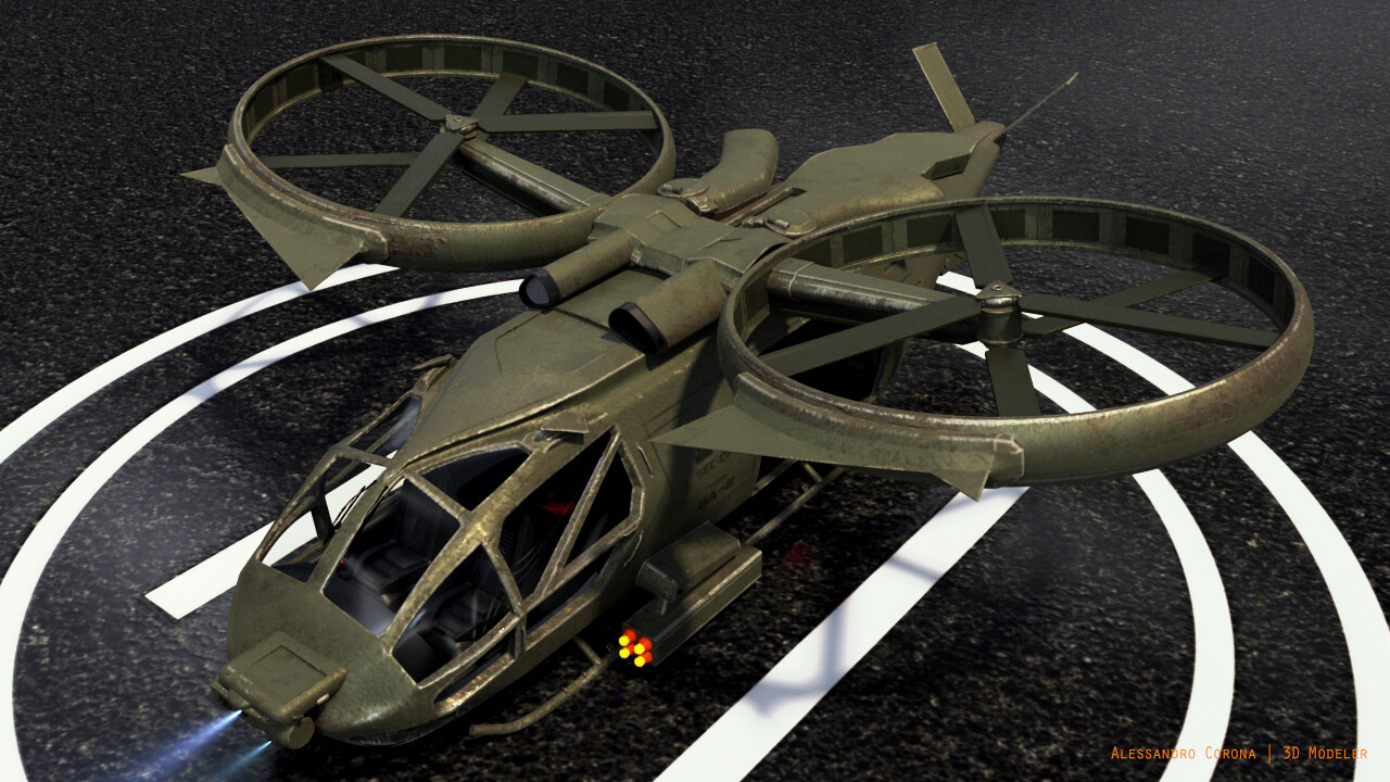 Artstation Sa 2 Samson Helicopter Avatar Alessandro Corona