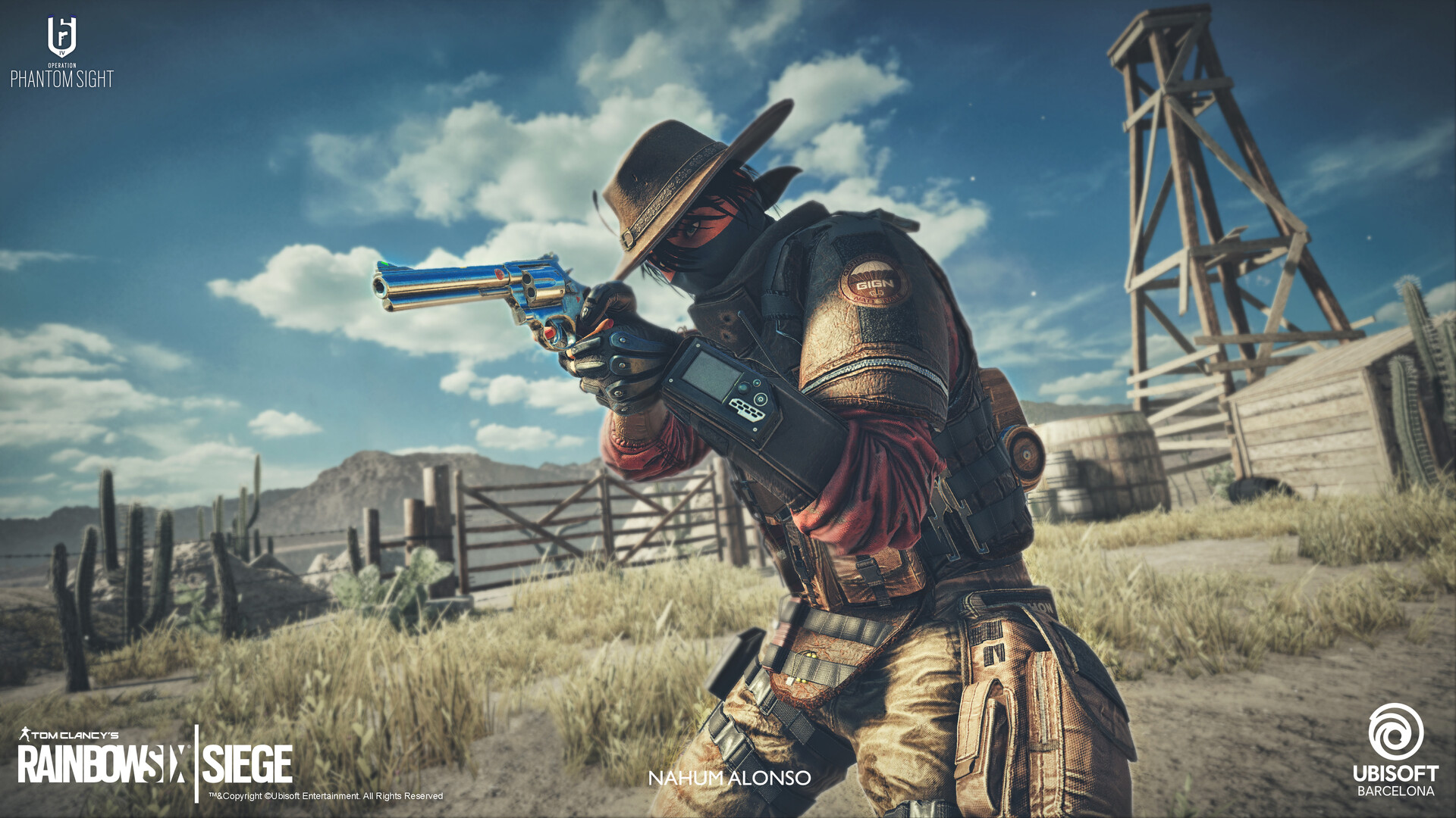 Nahum Alonso - Rainbow Six | Siege - Twitch Wide Brim HeadGear