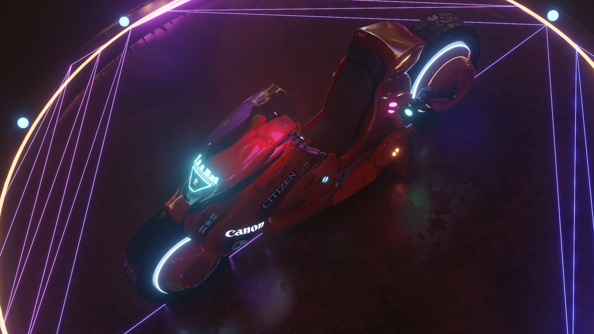 Artstation Akira Motorbike Krometion Alberto Marquez Flores
