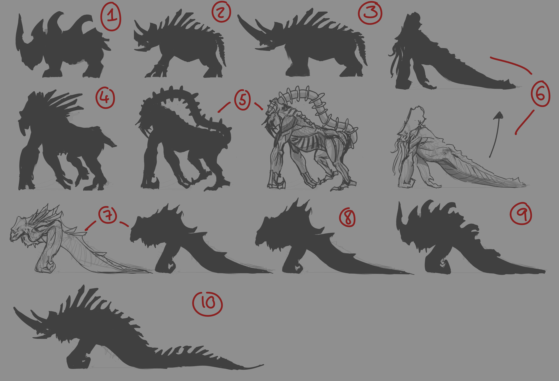 Sam Horsley Junior Concept artist collab project Brief 3 Top down