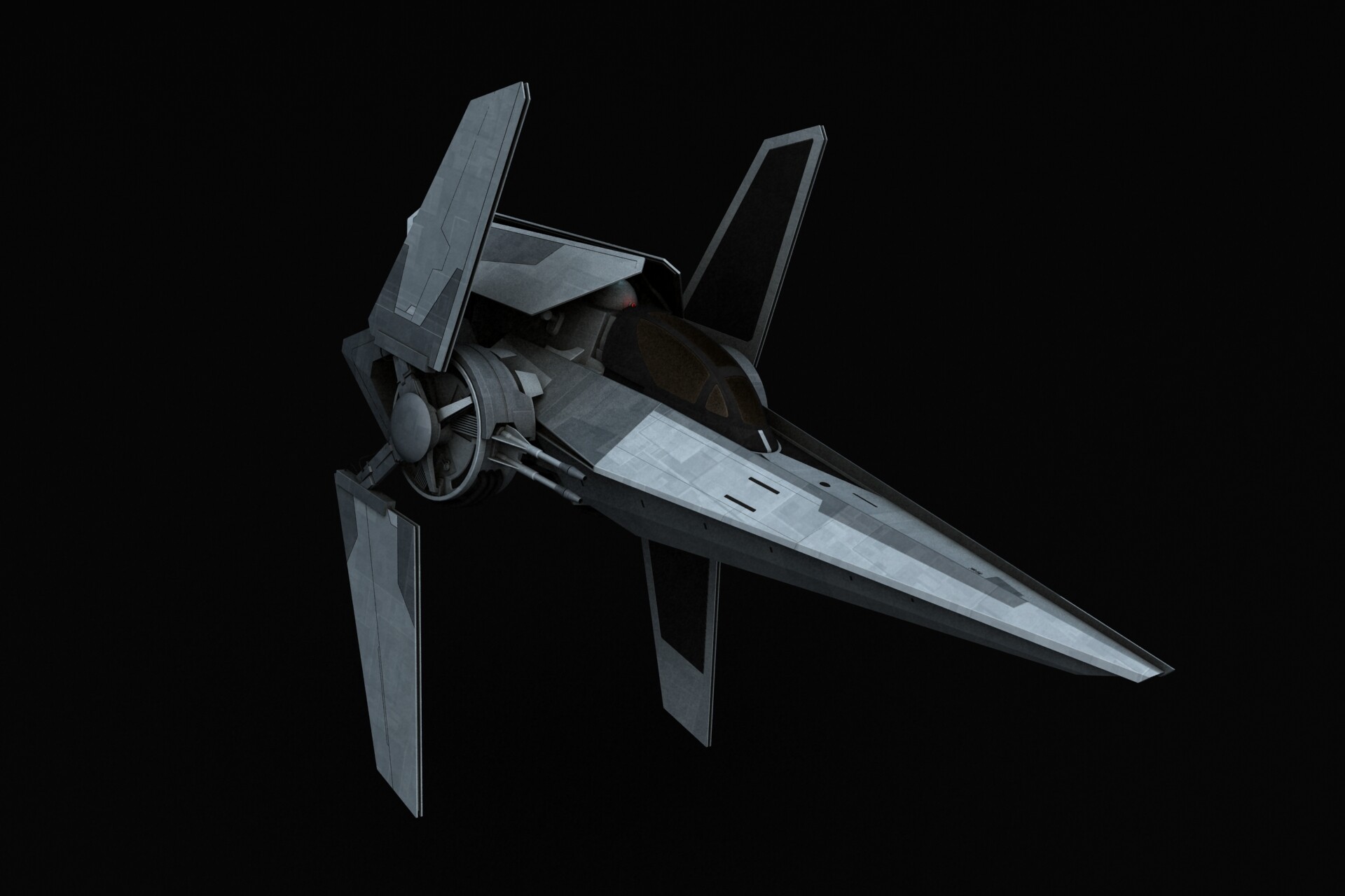Alexander Ivanov Galactic Empire Vwing starfighter
