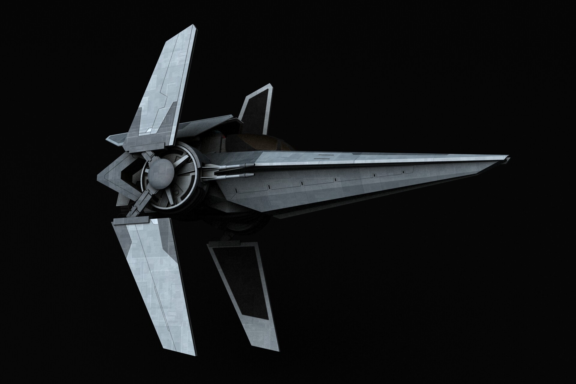 Alexander Ivanov Galactic Empire Vwing starfighter