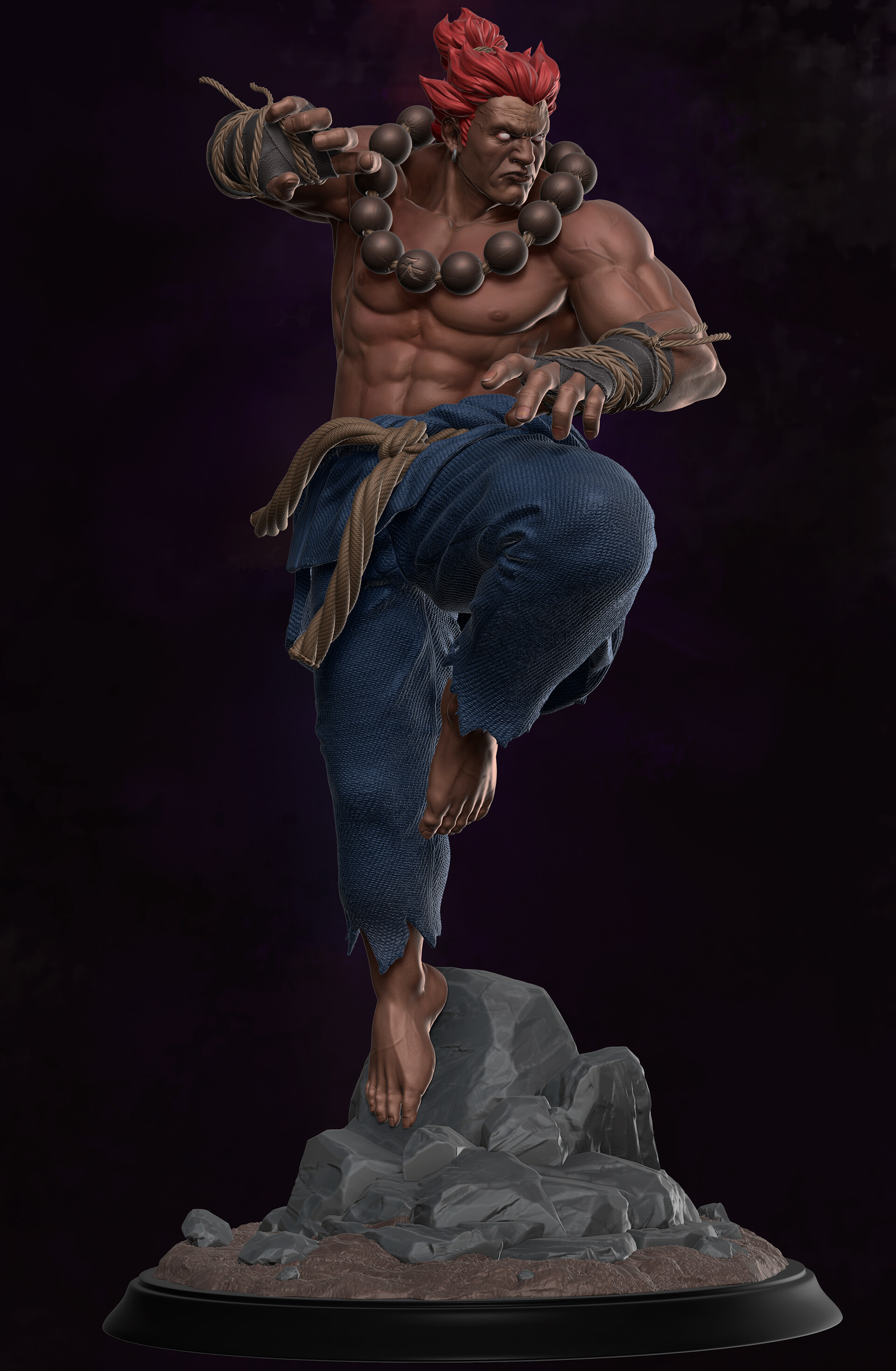ArtStation - Akuma - Street Fighter