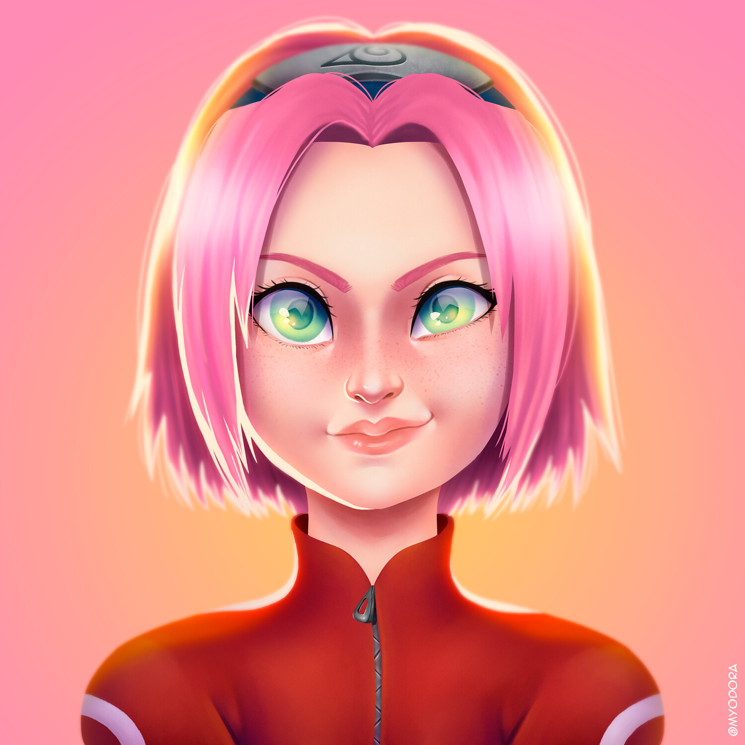 Artstation Sakura Haruno Yvonne Rousso Whenever naruto angers her, sakura instantly lashes out in the heat of emotion and strikes him physically. artstation sakura haruno yvonne rousso