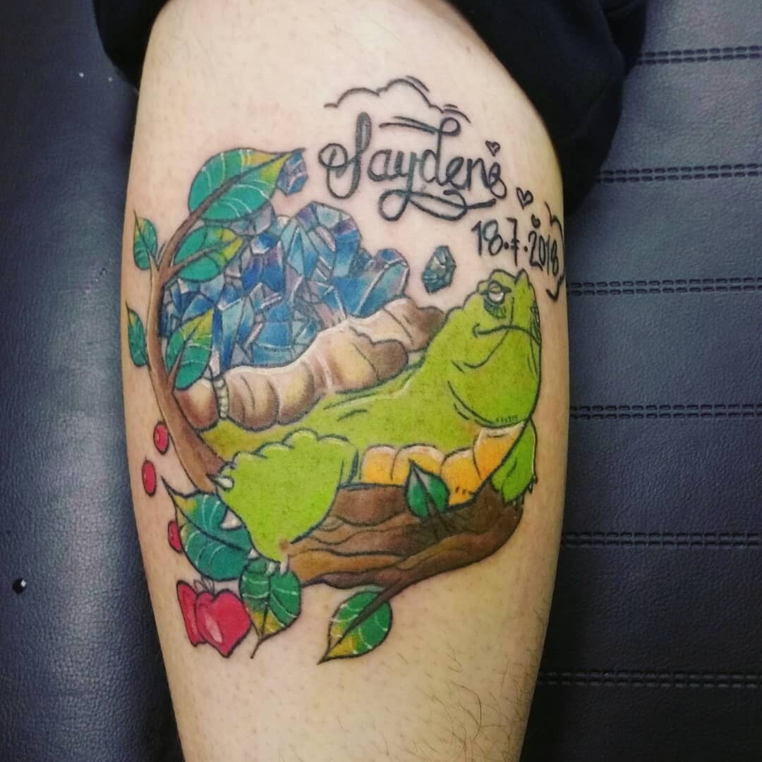 Ducky Thanks Alyssa Done at tuttifruttitattoo landbeforetime ducky  spike littlefoot melbournetattoo  Instagram