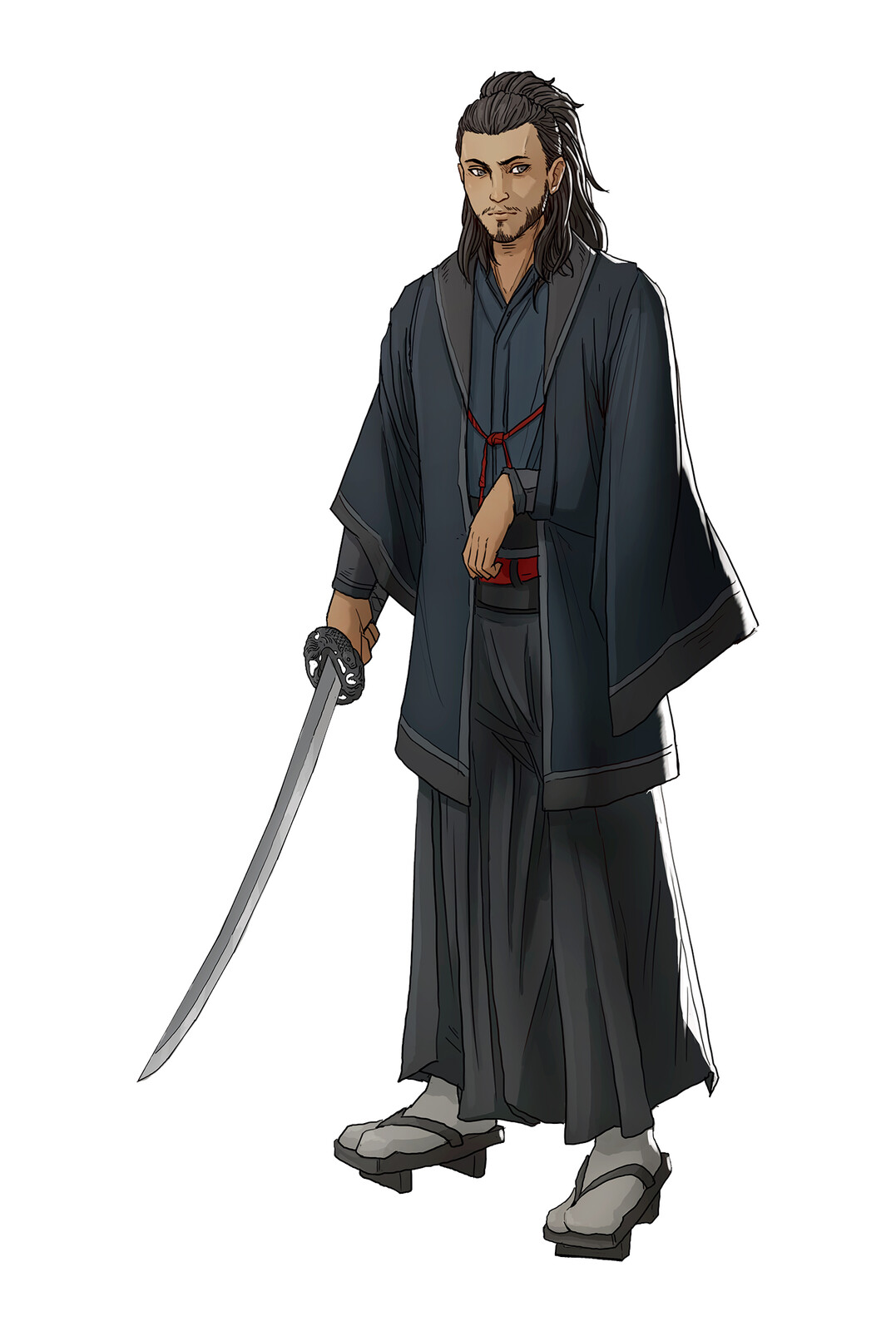 Yasuki Katsutoshi, Crab Clan samurai from Rokugan setting for Legend of the Five Rings game.