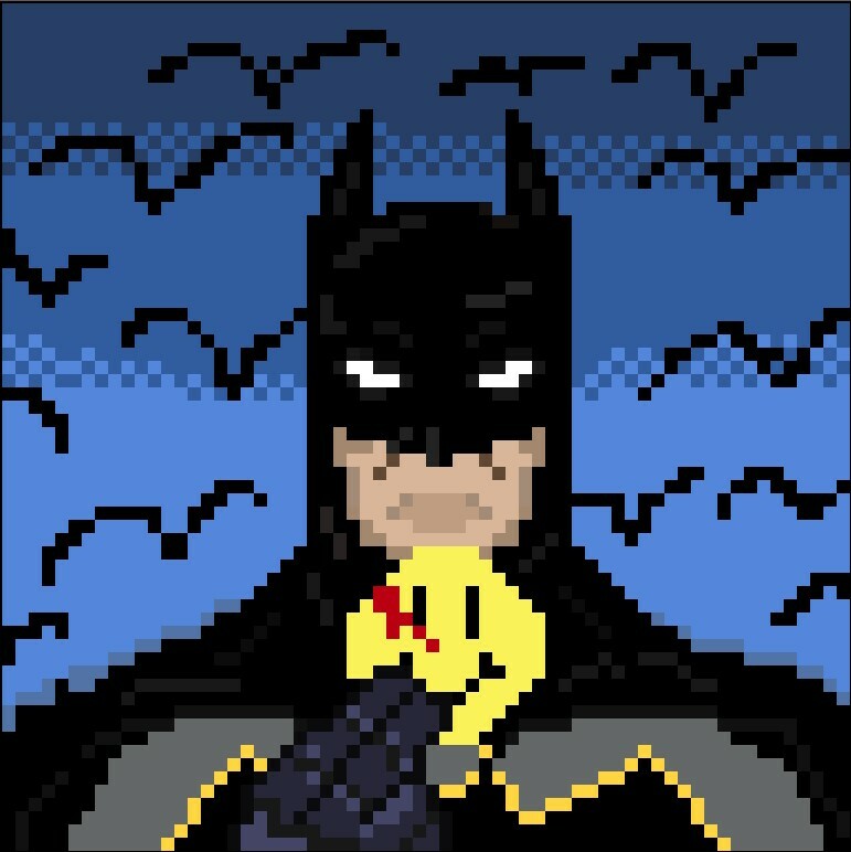 ArtStation - Batman The Button Pixel Art