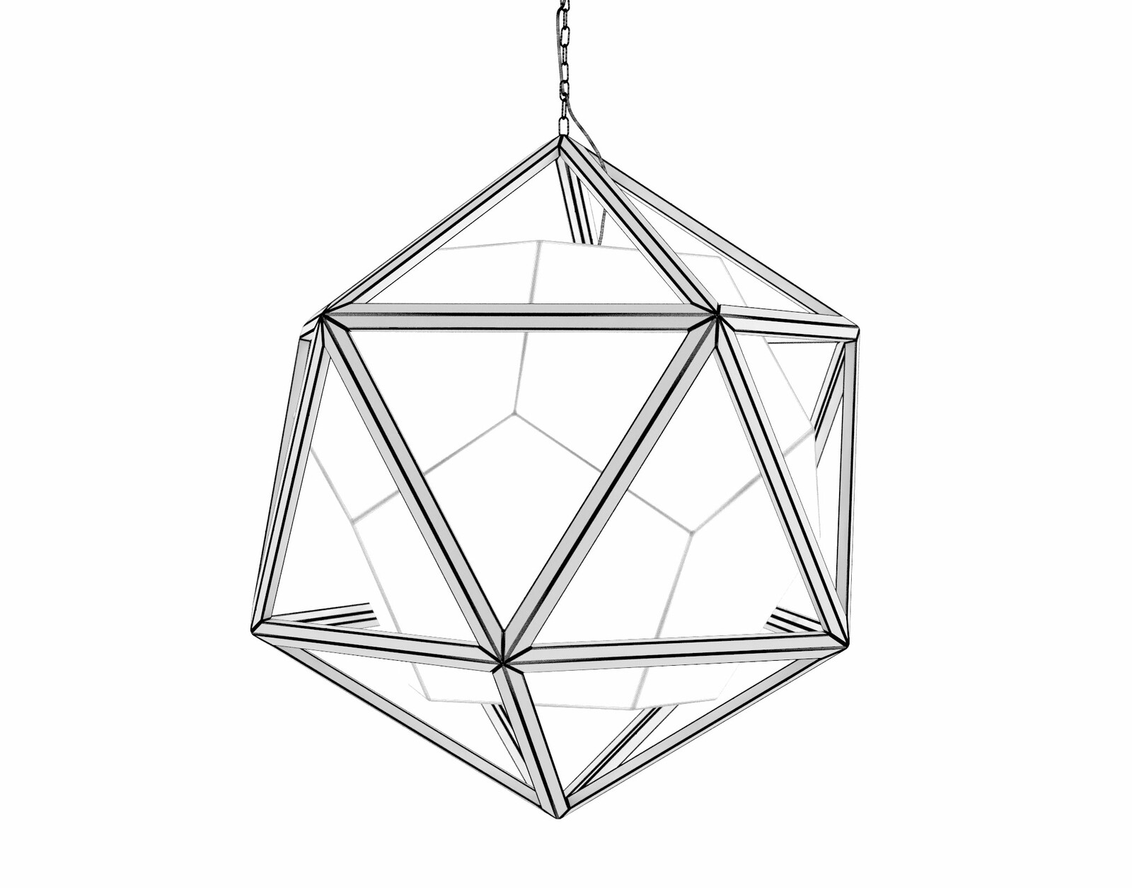 Wireframe rendering of the Icosa Chandelier