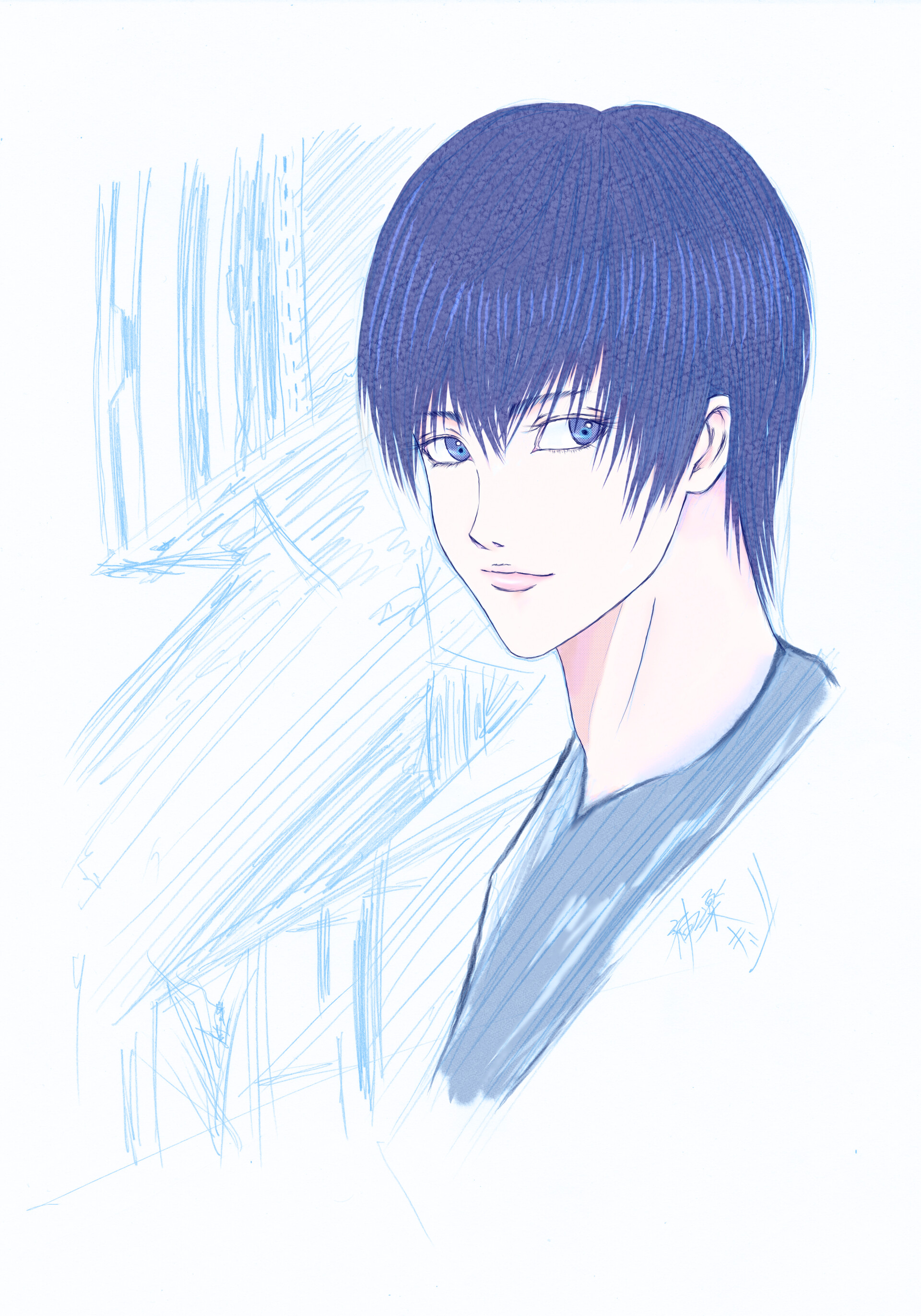 Artstation 青年 男 神楽 キジ