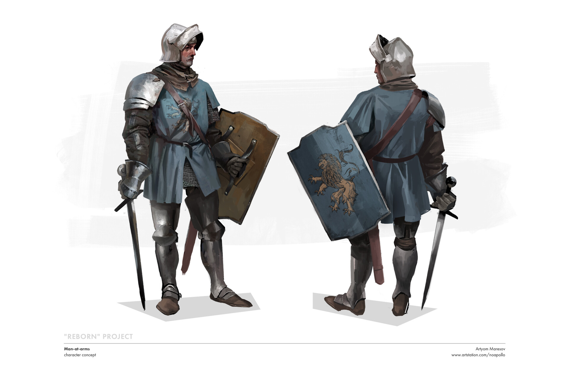 fantasy medieval soldier art