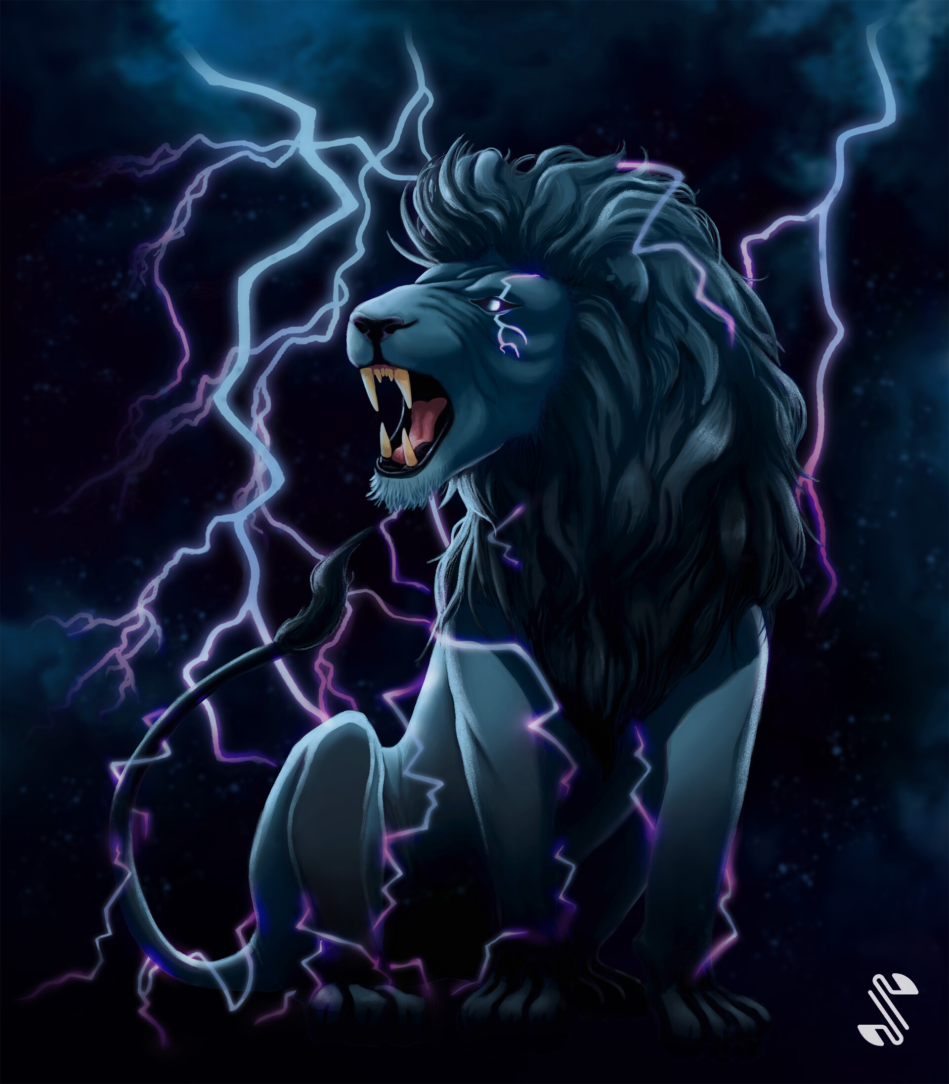 Artstation Storm Spirit Digital Painting Godserg Art