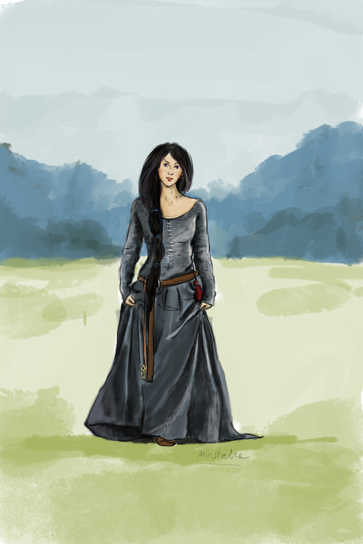 Medieval dresses drawing hot sale