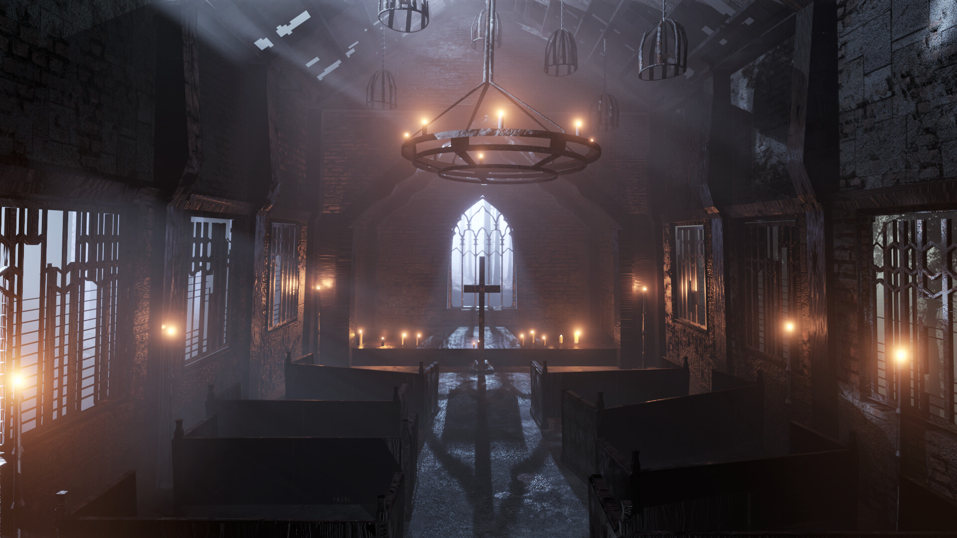 ArtStation - Horror Church , Sameer Amir