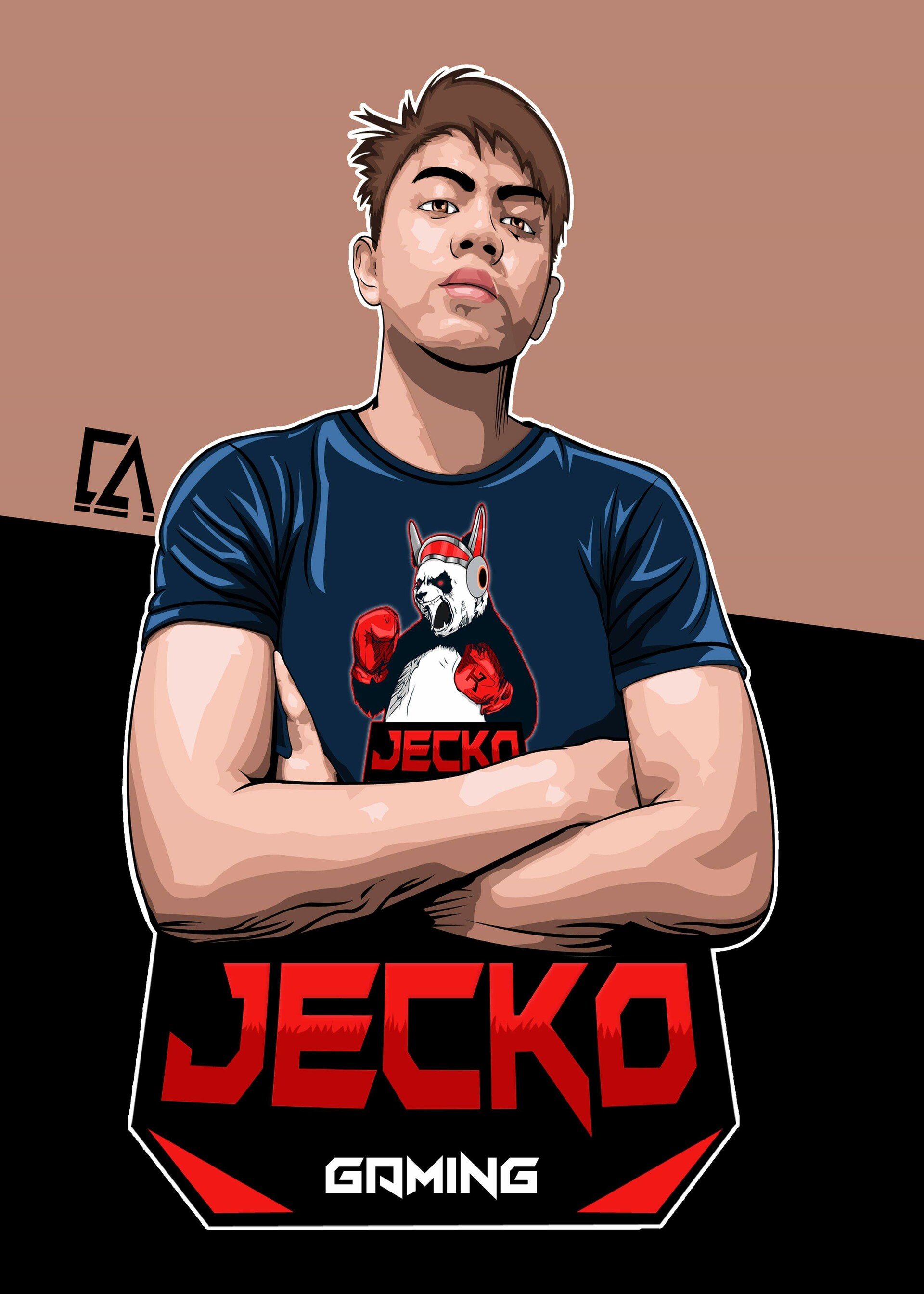 Artstation Jecko Gaming Logo And Vector Art Christian Alfonso