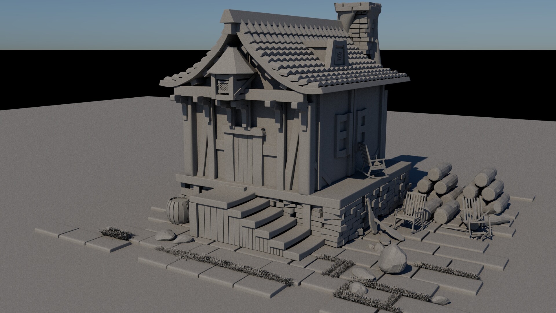 Artstation Autodesk Maya Detailed Bg Model Omkar Joshi