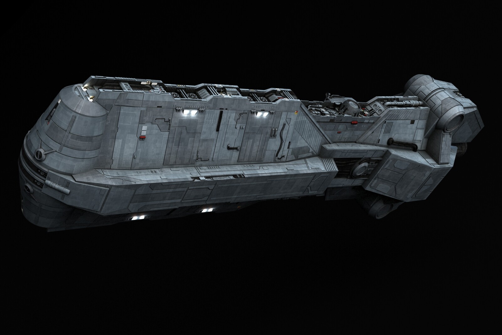 Alexander Ivanov - Galactic Empire Pelta-class frigate