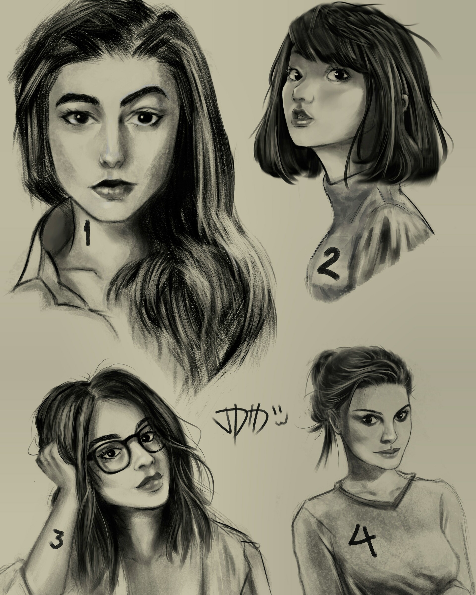 ladies sketches
