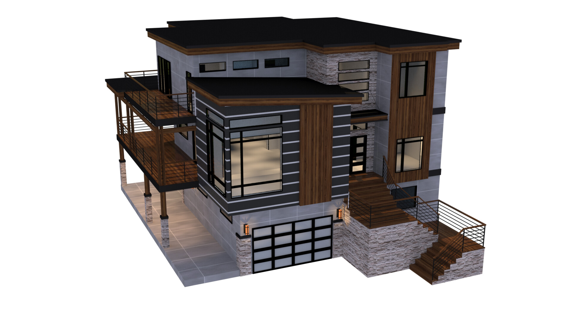 Artstation Modern 5 Bedroom House Jonathan Gaudet
