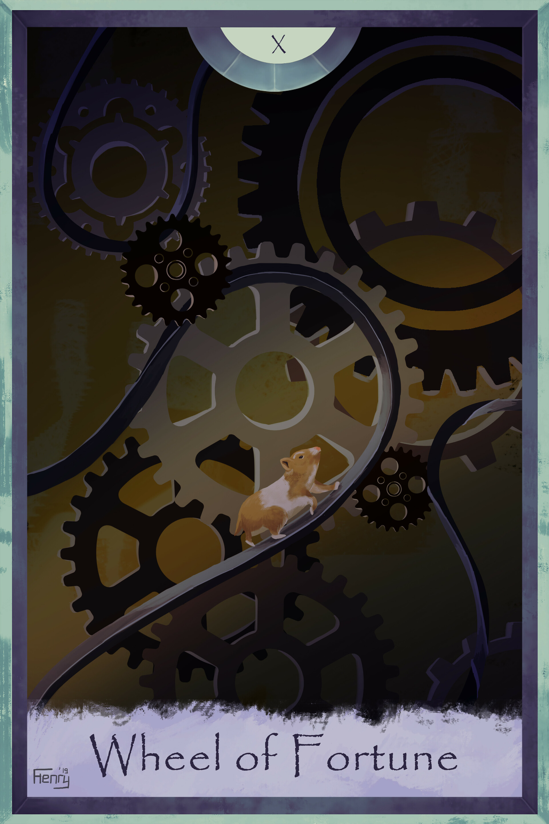 Artstation Project Arcana Wheel Of Fortune Henry Gunawan