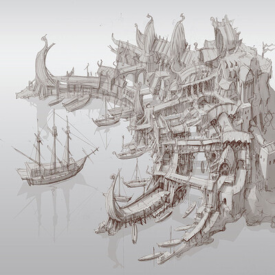 Min seub jung harbor town 2