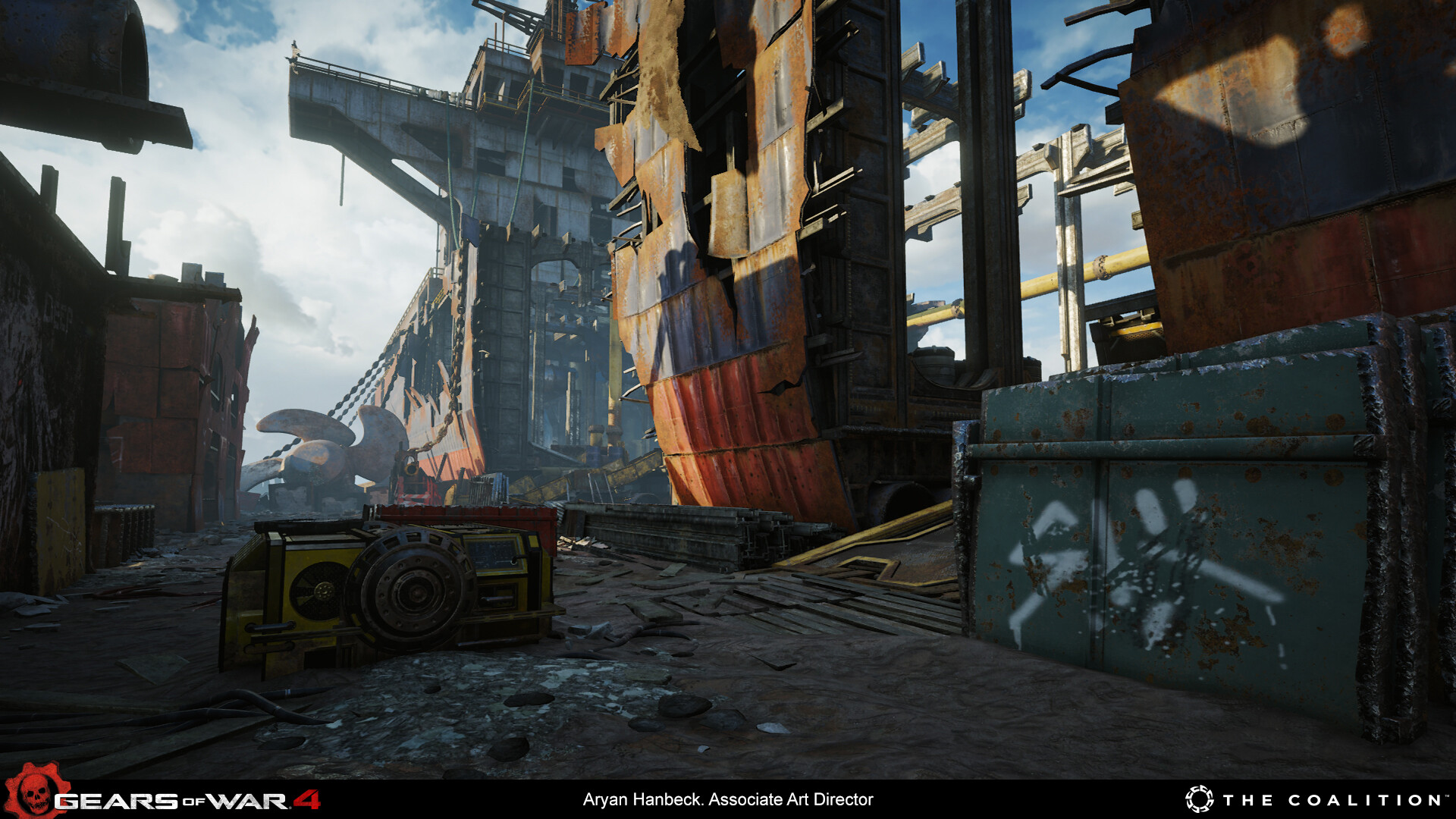 Lançamento Gears of War 4 on Behance