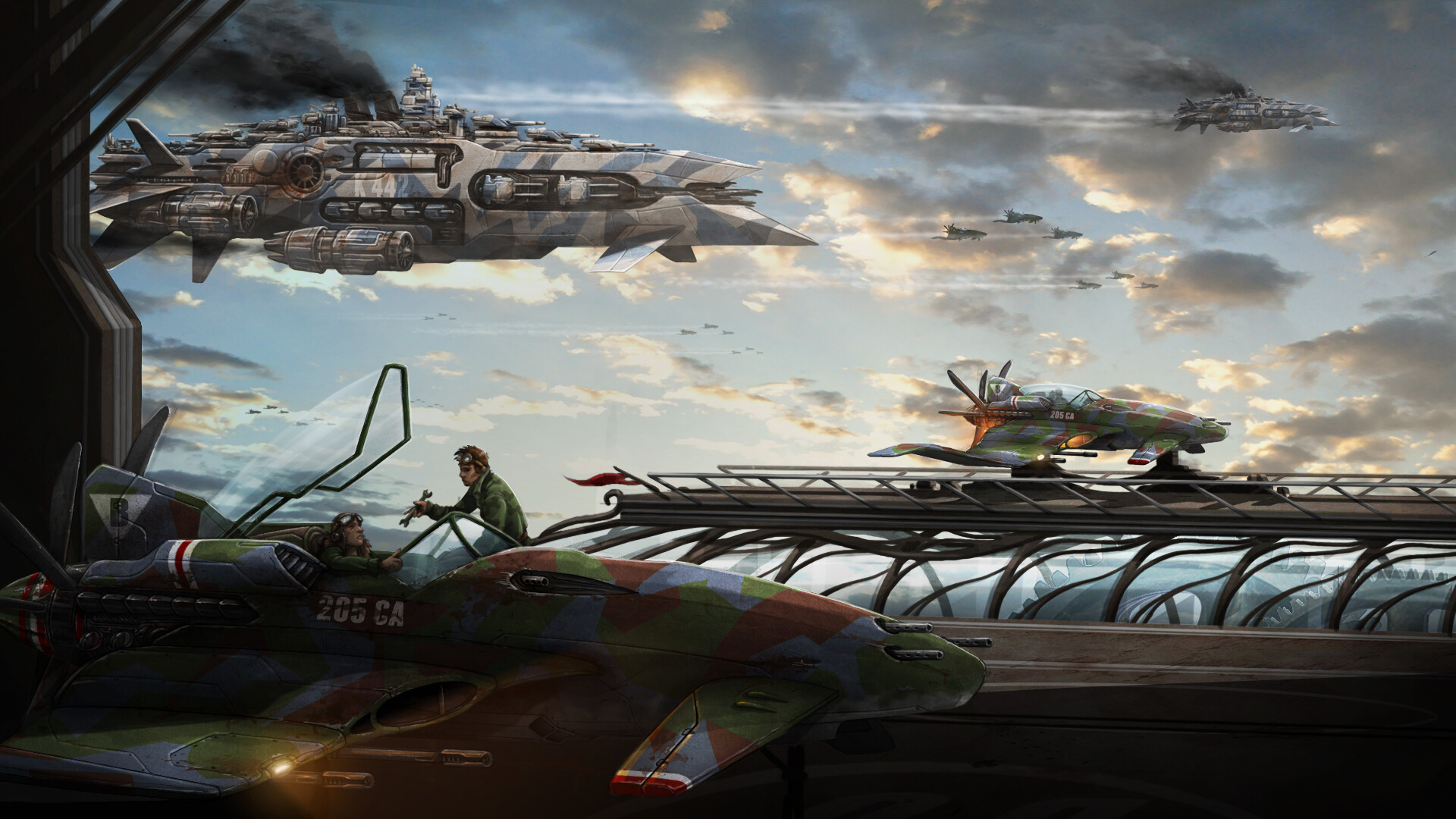 ArtStation - steampunk battleship